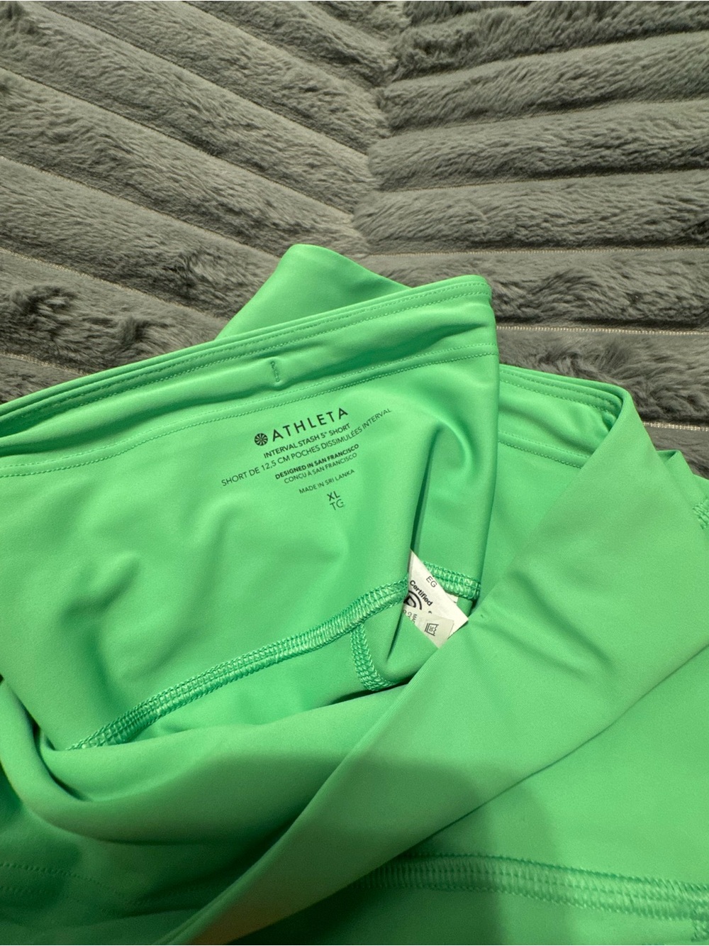 Athleta Mint Green Bike Shorts
